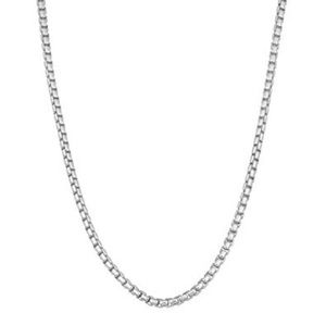 18in Sterling Silver Chain Necklace